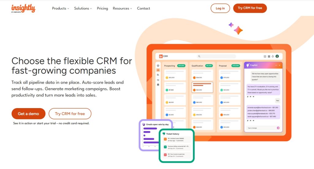 insightly crm for auto repair shops