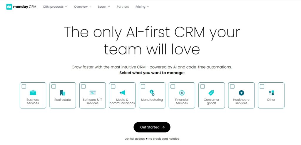 monday crm for auto repair shops