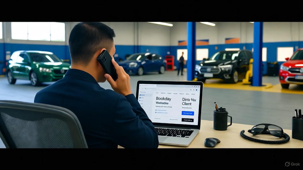 booking appointment in auto service