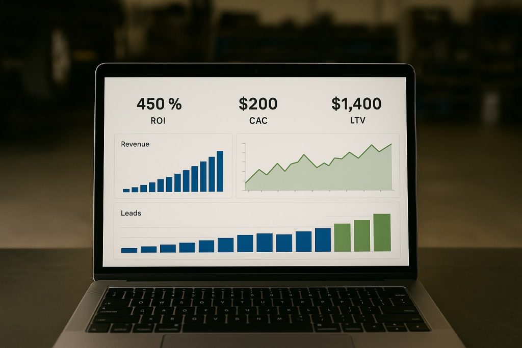 how to track roi in truck repair shop