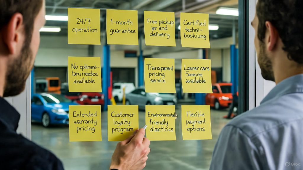 USP for Auto repair shop