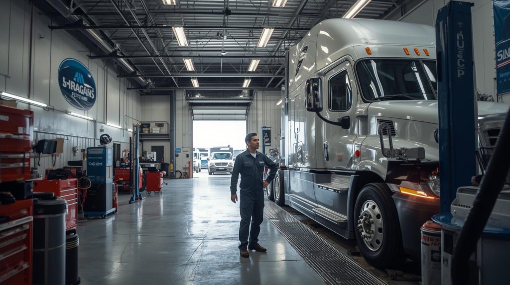 Successfull Truck Repair Shop