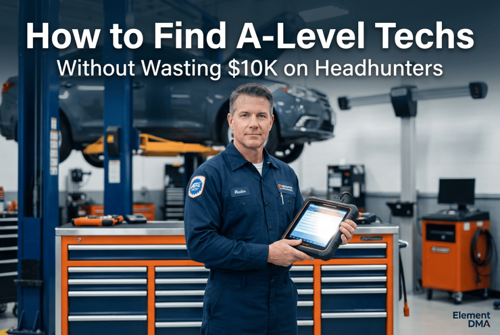 How Auto Repair Shop Owners Can Find and Hire A-Level Technicians (Without Wasting $10K on Headhunters)